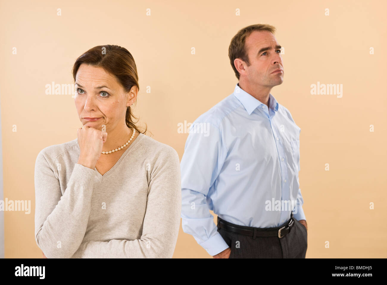 Couple Having Argument Stock Photo