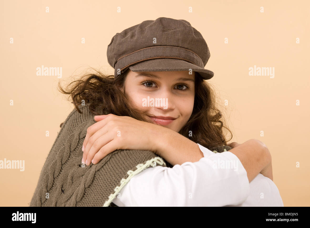 Lone woman wearing hat hi-res stock photography and images - Alamy
