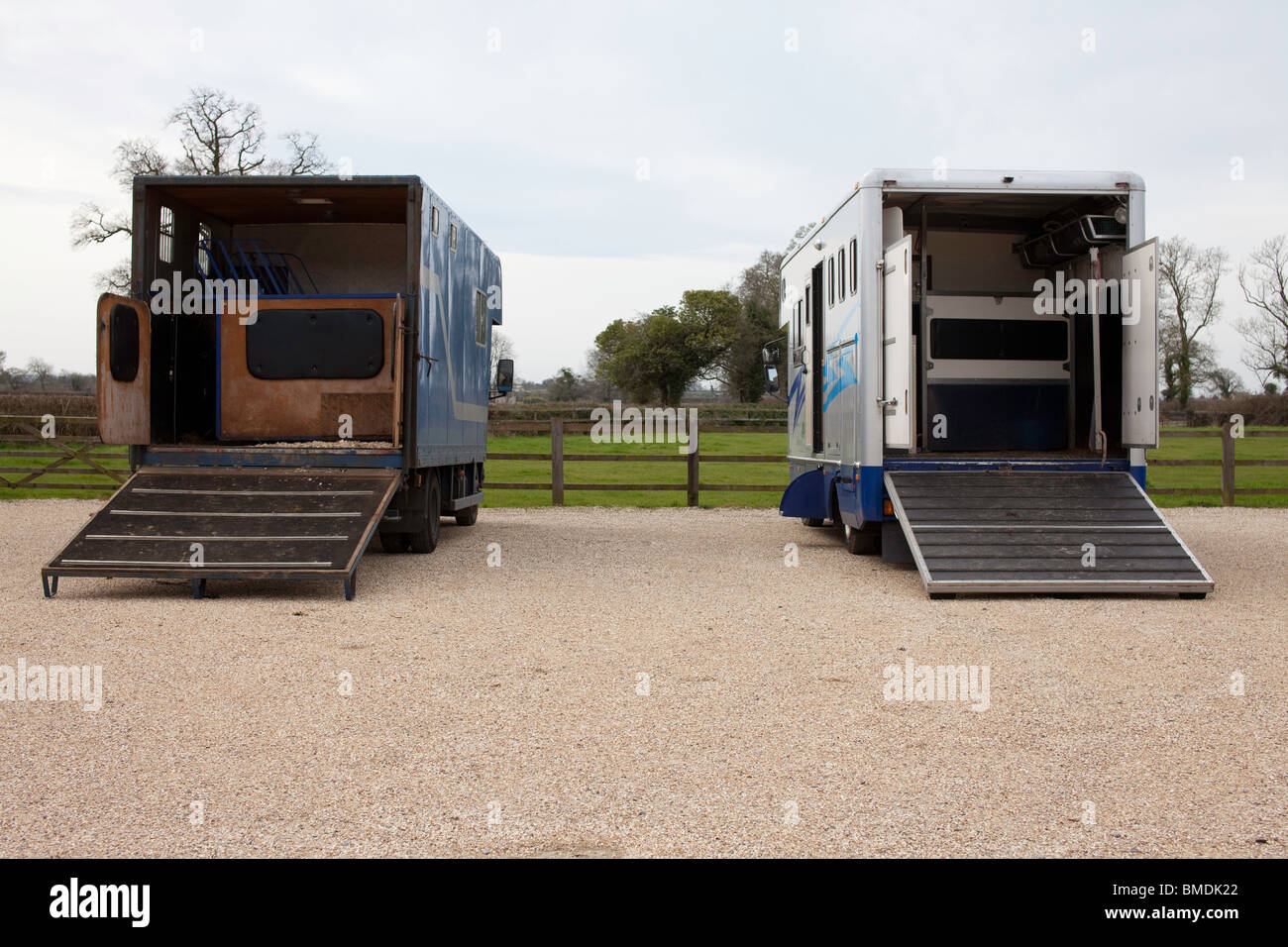 Horse boxes hires stock photography and images Alamy