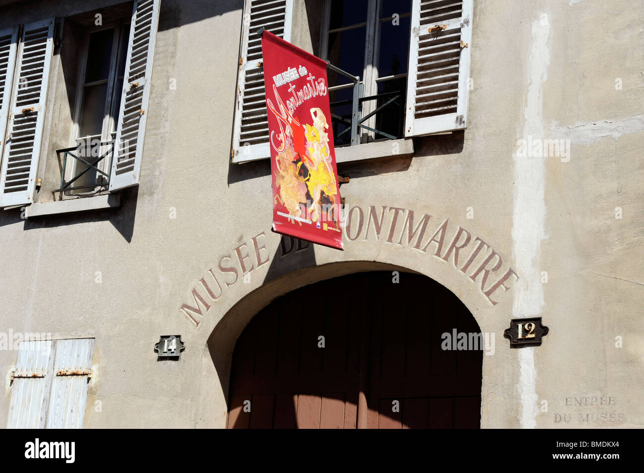 Montmartre museum on the Butte Montmartre, Paris, France Stock Photo ...