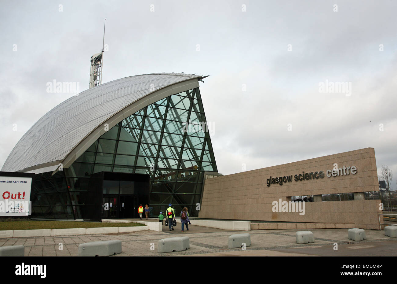 The Glasgow Science Centre Science Mall, Glasgow, Scotland Stock Photo