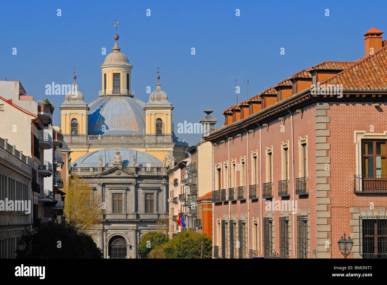 Madrid, Spain. Church of / Real Bailica de San Francisco el Grande (1784) Francisco Cabezas / Antonio Pló / Francesco Sabatini. Stock Photo