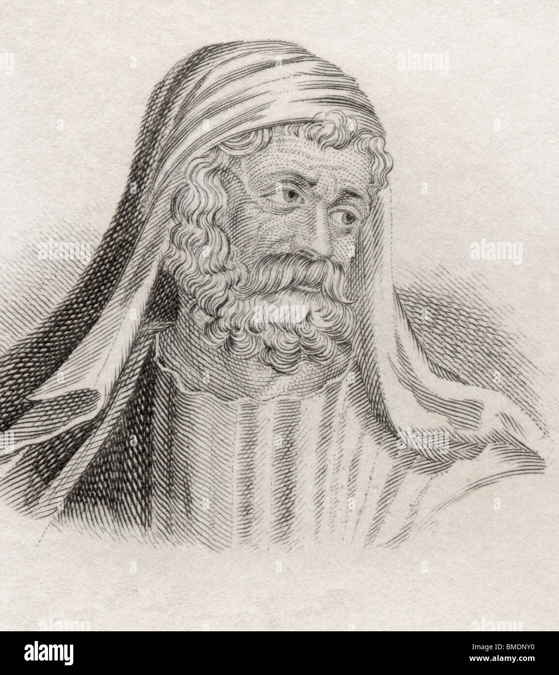 John VI Kantakouzenos, 1292 to 1383. Byzantine emperor. Stock Photo