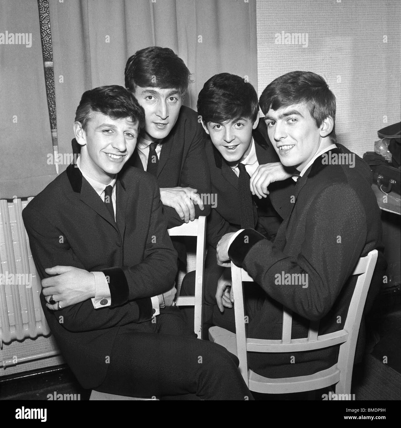 The Beatles, photo Harry Hammond. UK, 1963 Stock Photo