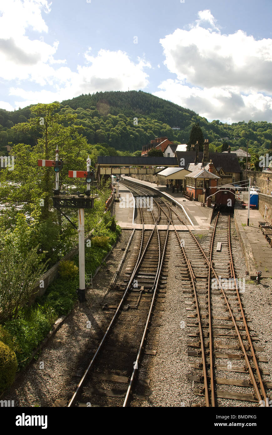 Llangollen Railway Station Stock Photo - Alamy