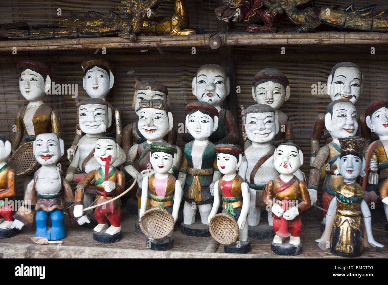Water puppets for sale, Vietnam Stock Photo