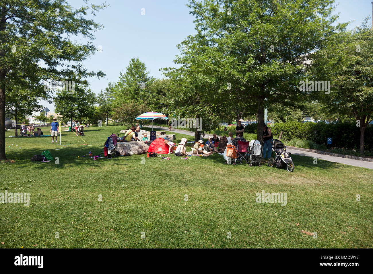 Manhattan new york city park spring tree grass hi-res stock photography ...