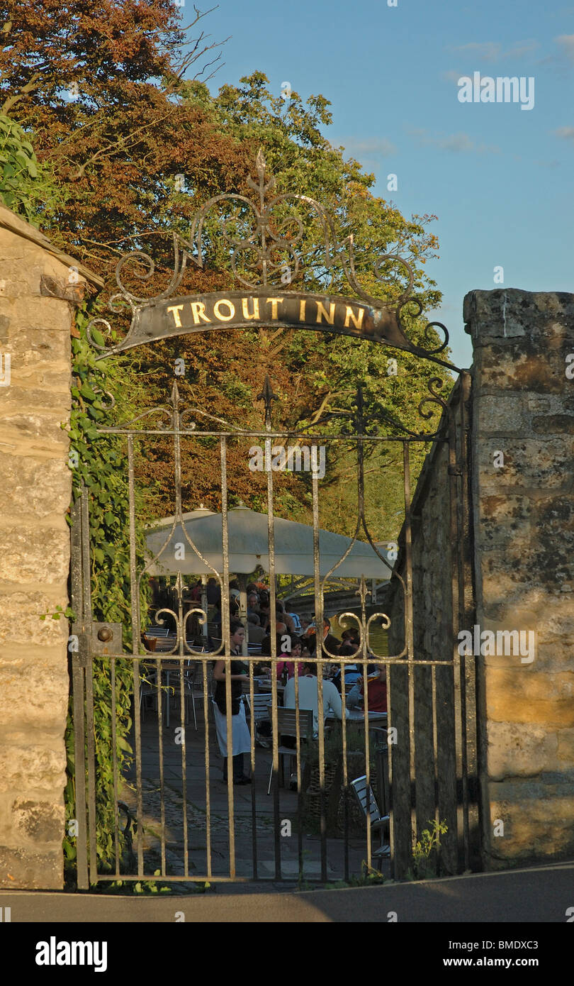 Trout Inn Oxford Stock Photo