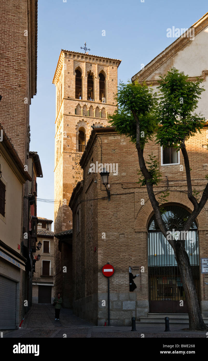 Iglesia de Santo Tomé (St. Thomas' Church) in Toledo, Spain Stock Photo