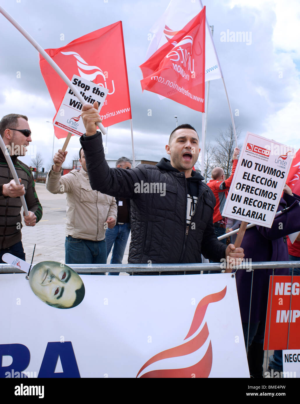 Unite Union demonstration Stock Photo Alamy