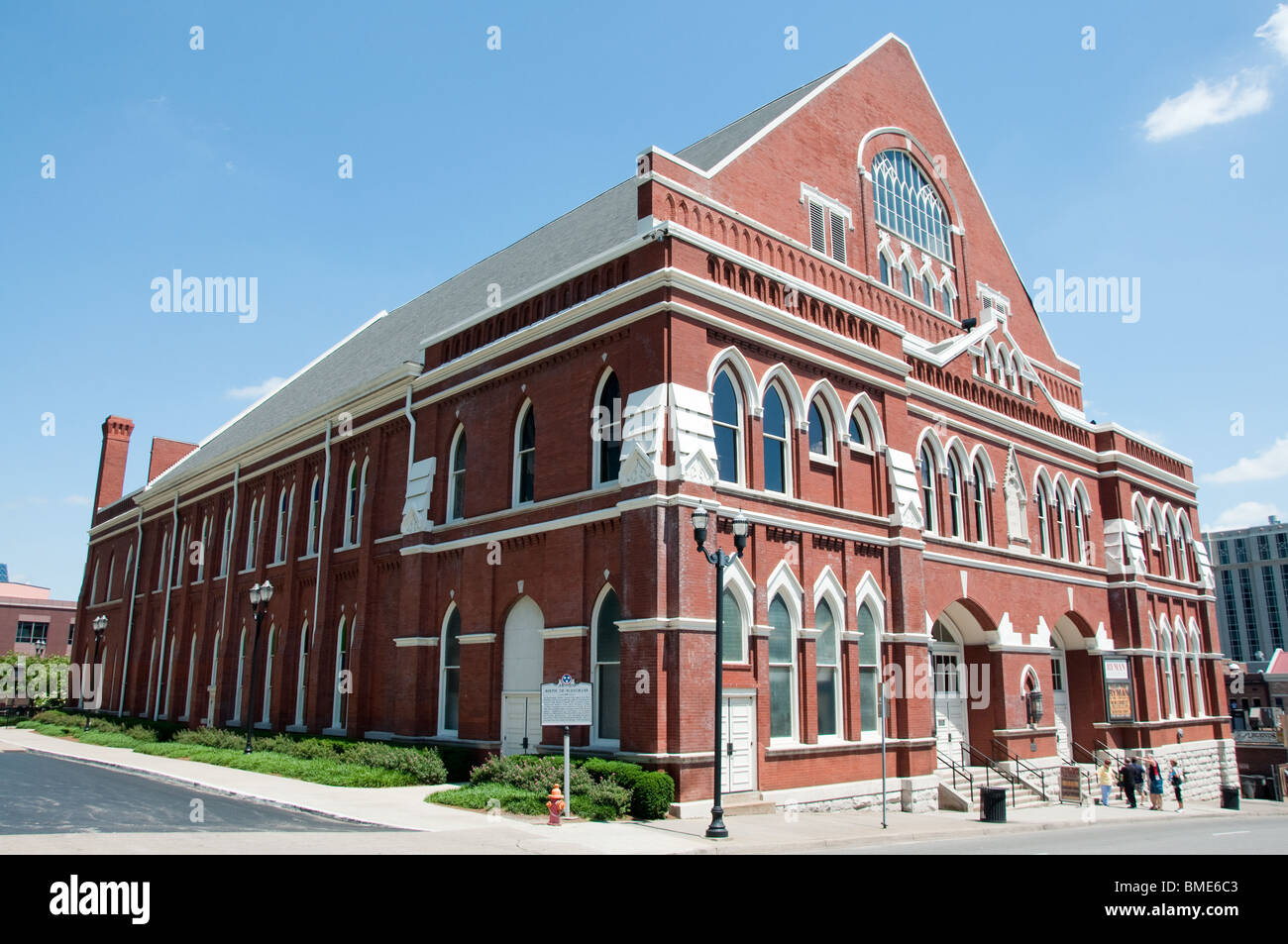 Outside view of Ryman Auditorium in Nashville, Tennessee Stock Photo