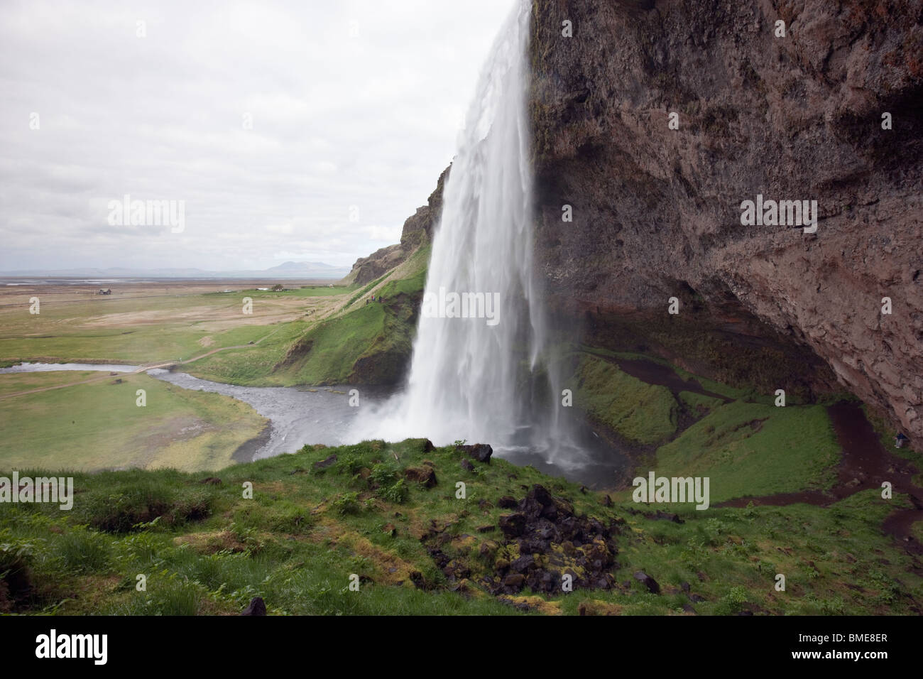 View of waterfall Stock Photo