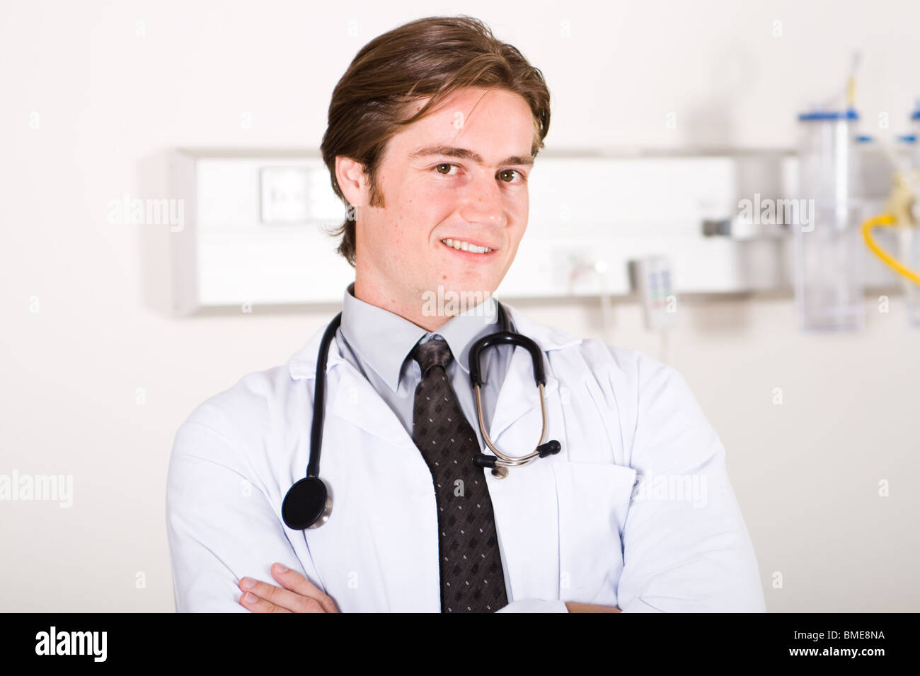 male doctor in hospital ward Stock Photo - Alamy