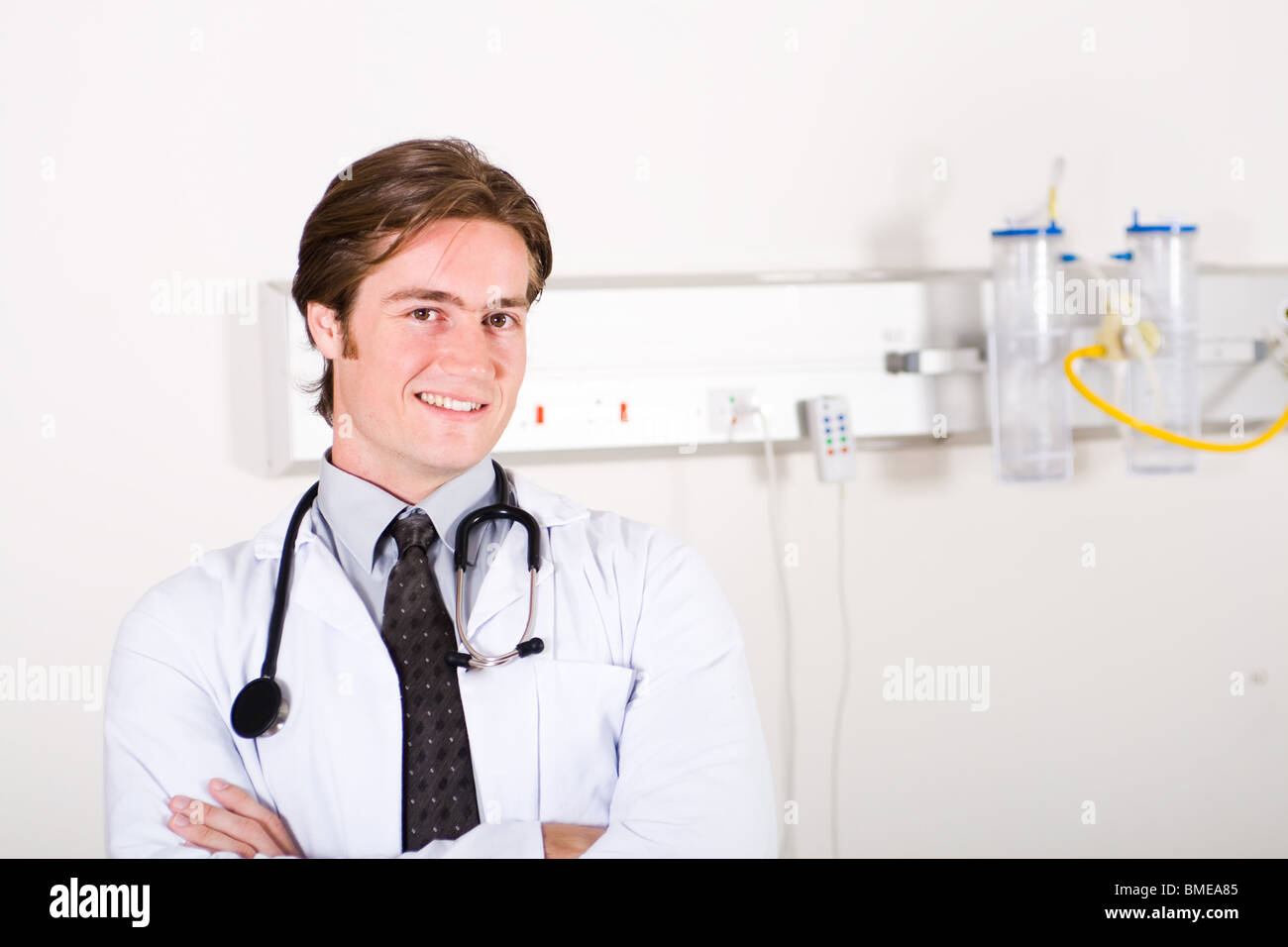 male doctor in hospital ward Stock Photo - Alamy