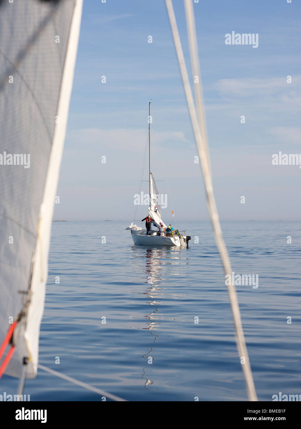 View of nautical vessel Stock Photo