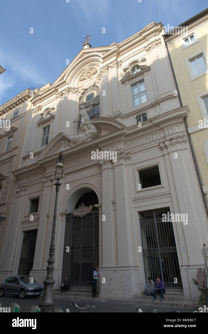 Chiesa delle stimmate di san francesco hires stock photography and