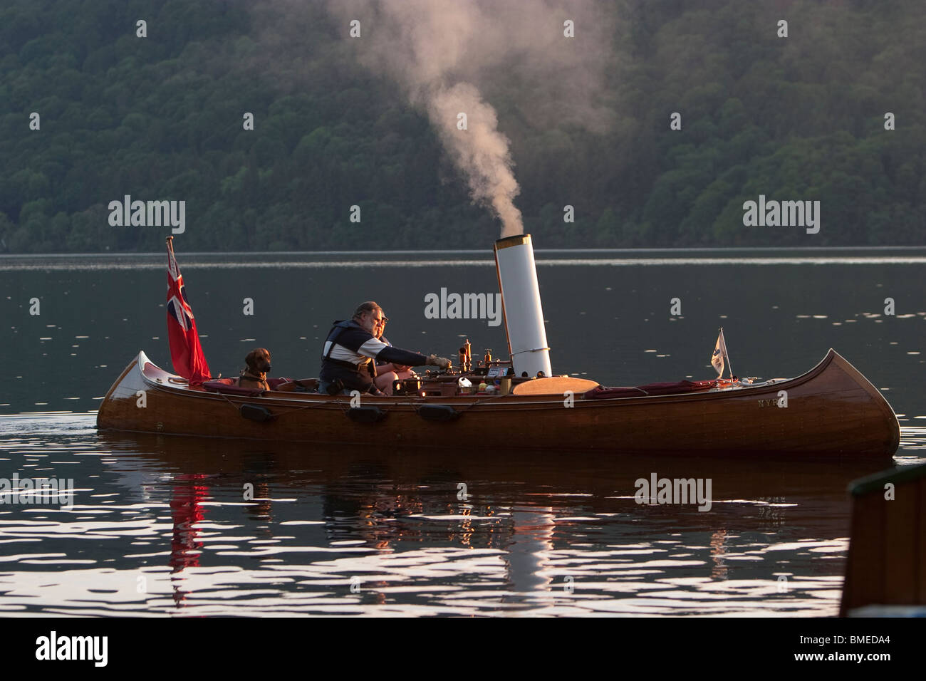 Windermere Steam Boat Stock Photo Alamy