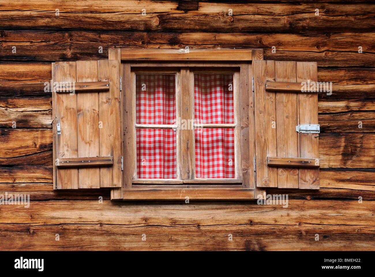 Europe, Austria, View of window Stock Photo