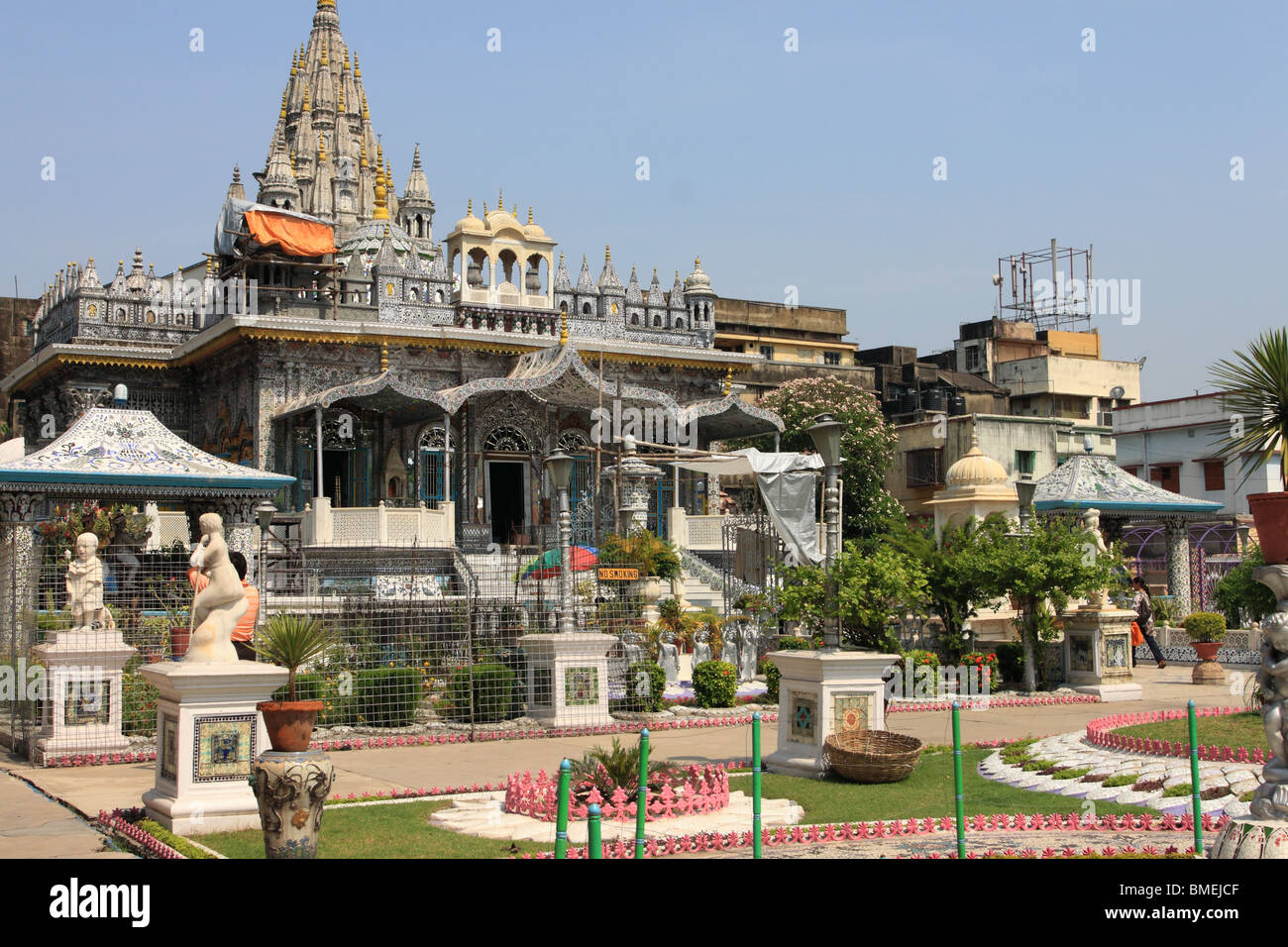 One of the four Jain Temples of Pareshnath, Calcutta Stock Photo