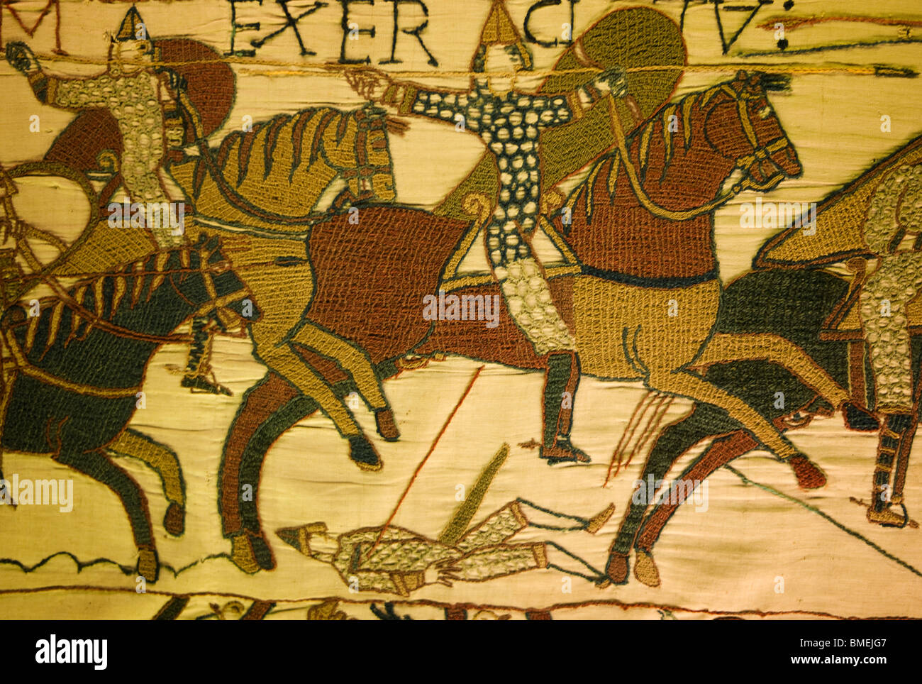 William the conqueror bayeux tapestry hi-res stock photography and ...