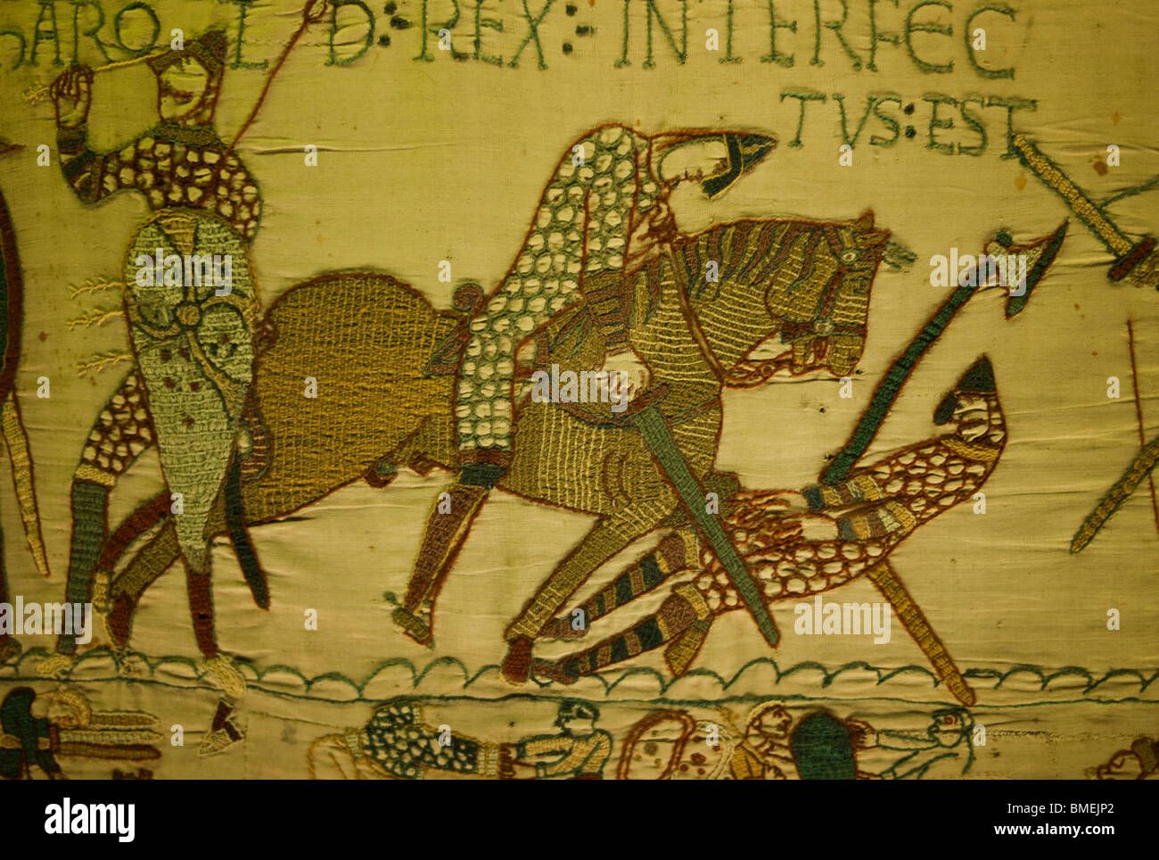 William The Conqueror Bayeux Tapestry Stock Photos & William The