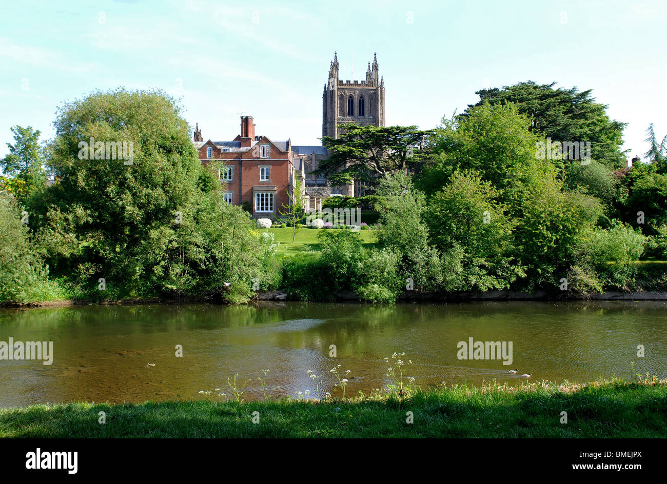 Hereford cathedral view hires stock photography and images Alamy