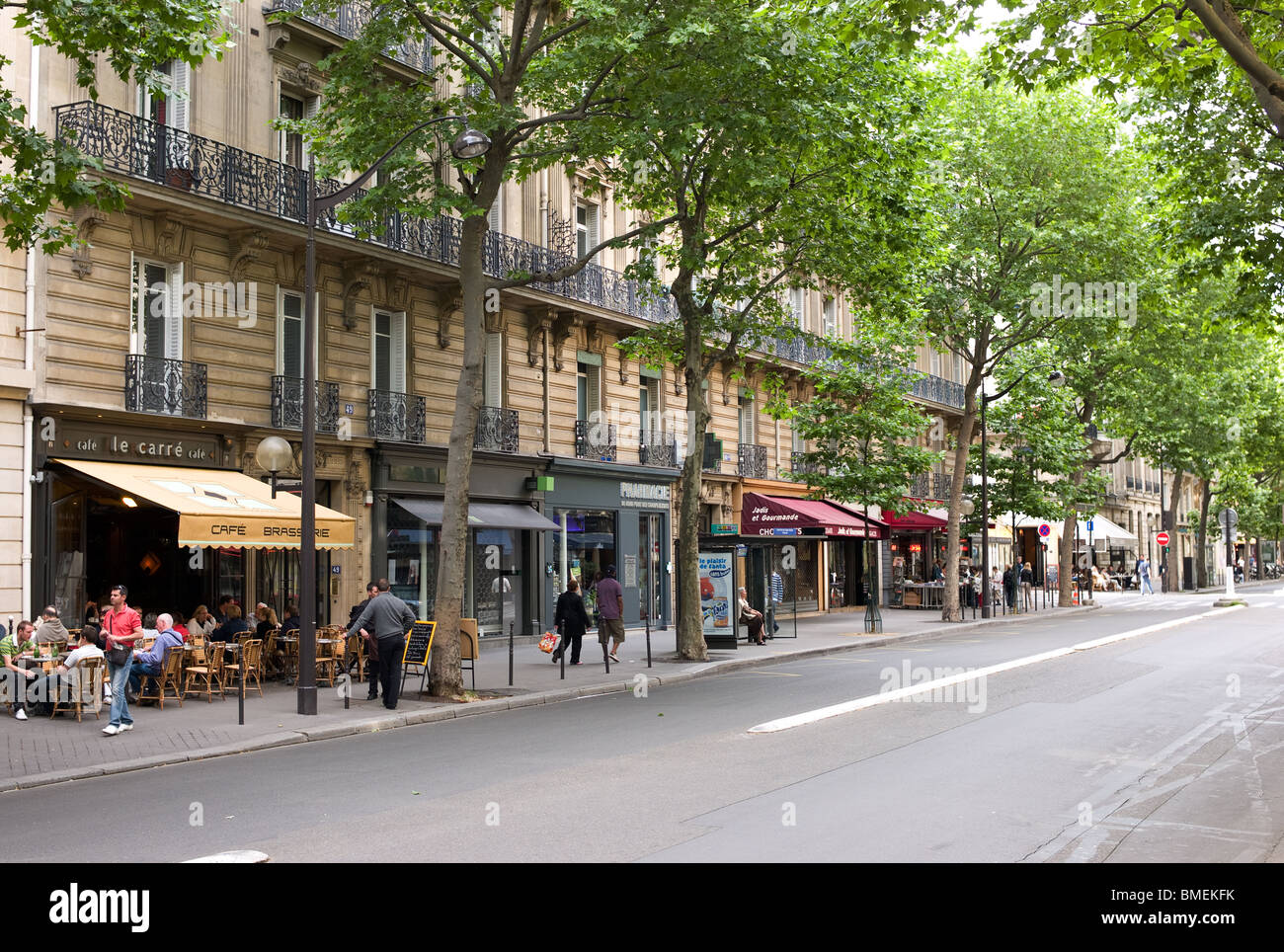 STREET SCENE PARIS, FRANCE Stock Photo