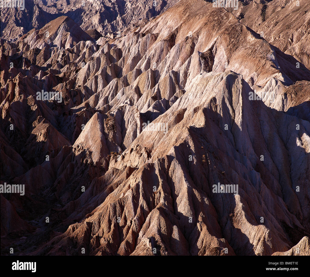 Magnificent Danxia landform in Zhangye, Gansu Province, China Stock Photo