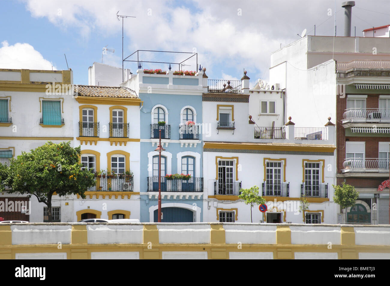 Traditional house, Seville, Spain Stock Photo Alamy