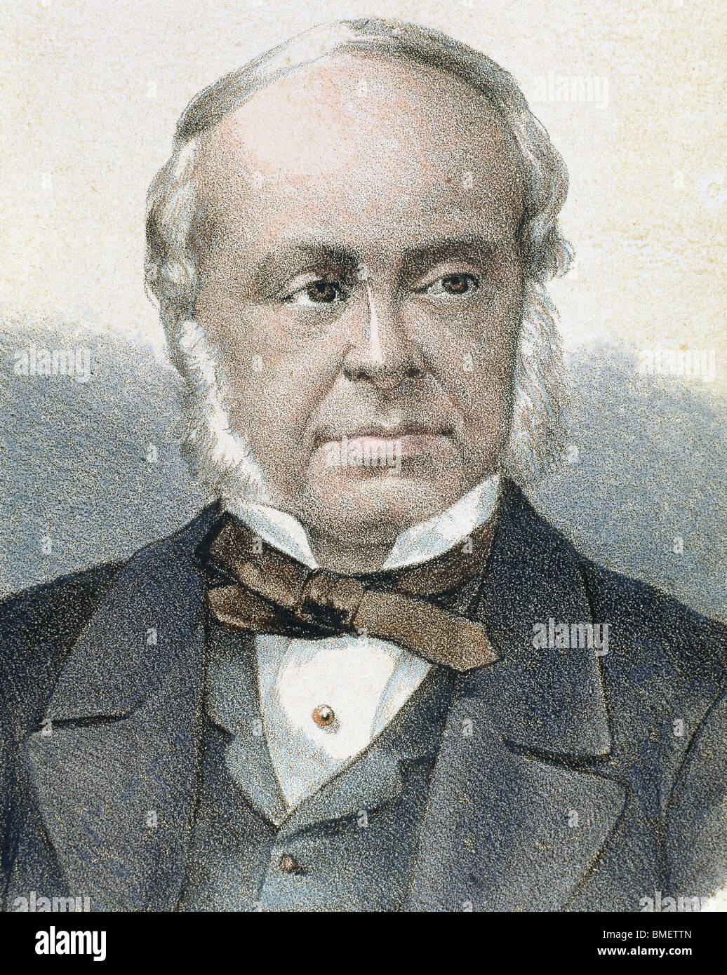 GLADSTONE, William Ewart (Liverpool Hawarden ,1809-1898). British statesman. Stock Photo