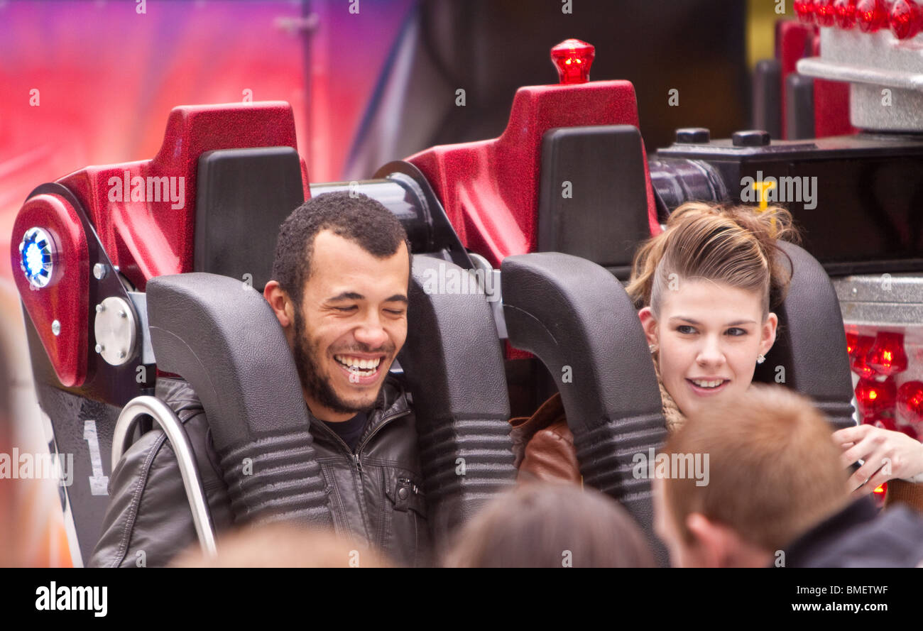 Fairground ride man hi-res stock photography and images - Alamy