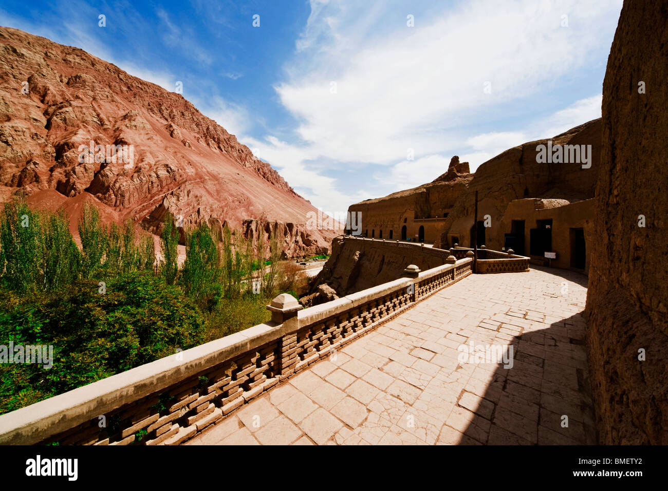 Bezeklik Thousand Buddha Caves, Turpan city, Turpan Prefecture, Xinjiang Uyghur Autonomous Region, China Stock Photo