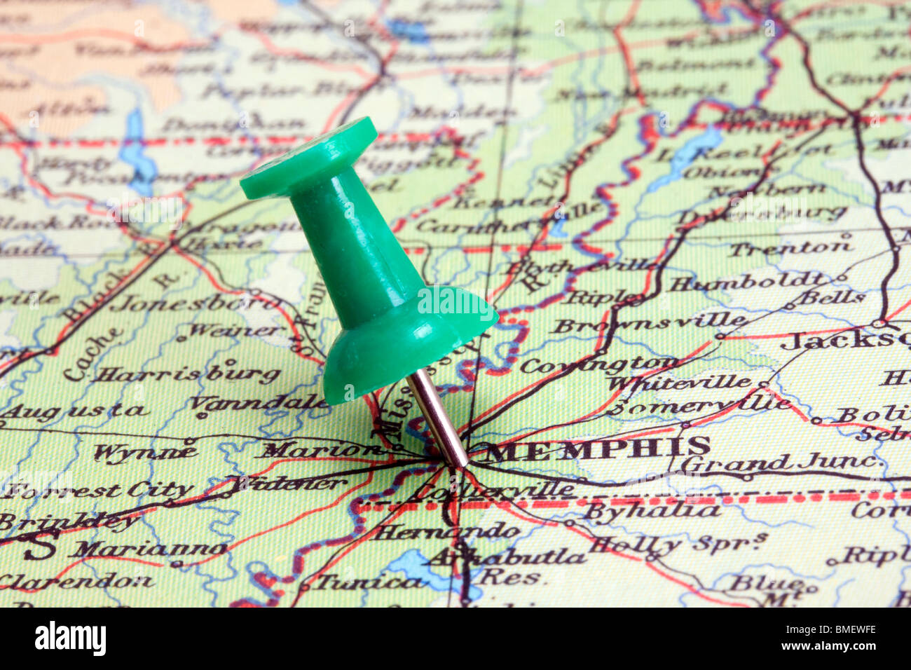 Map of memphis hires stock photography and images Alamy