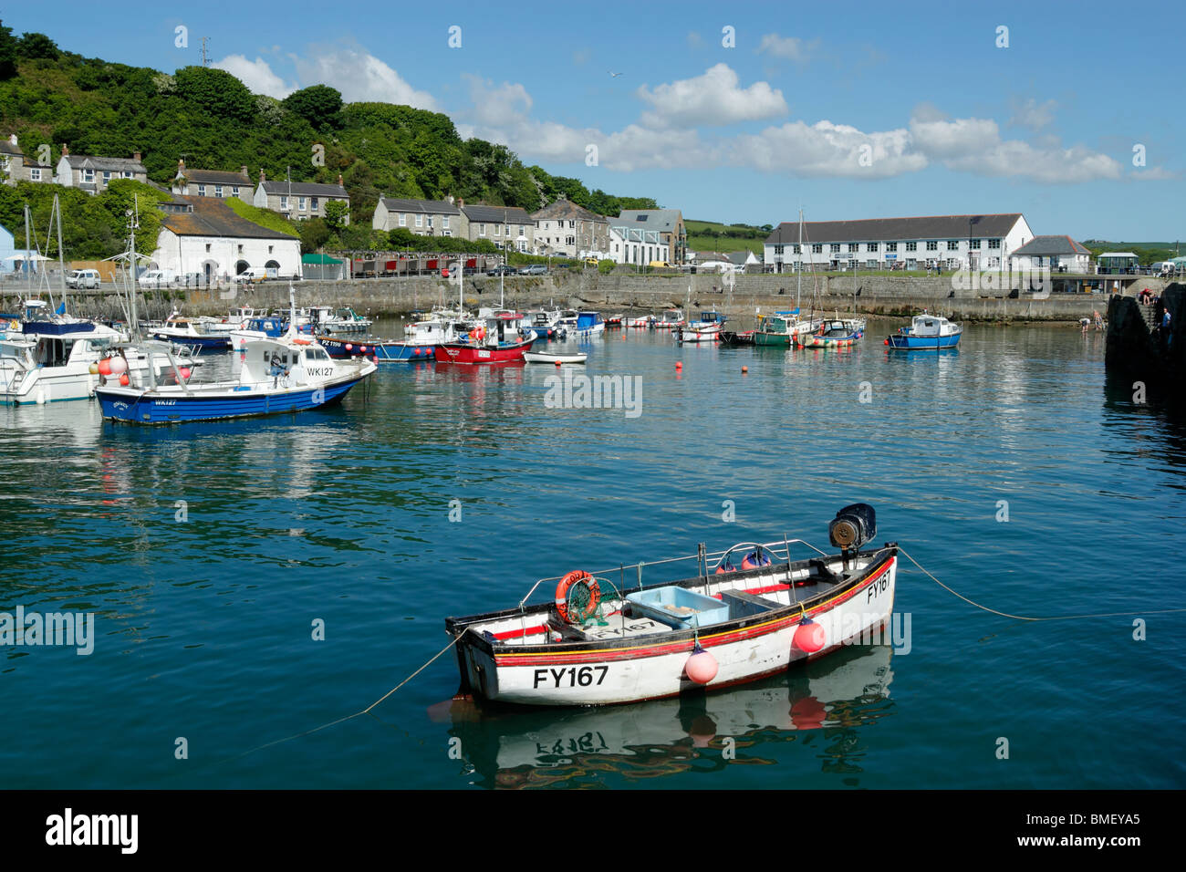 Porthleven fishing boats hires stock photography and images Alamy