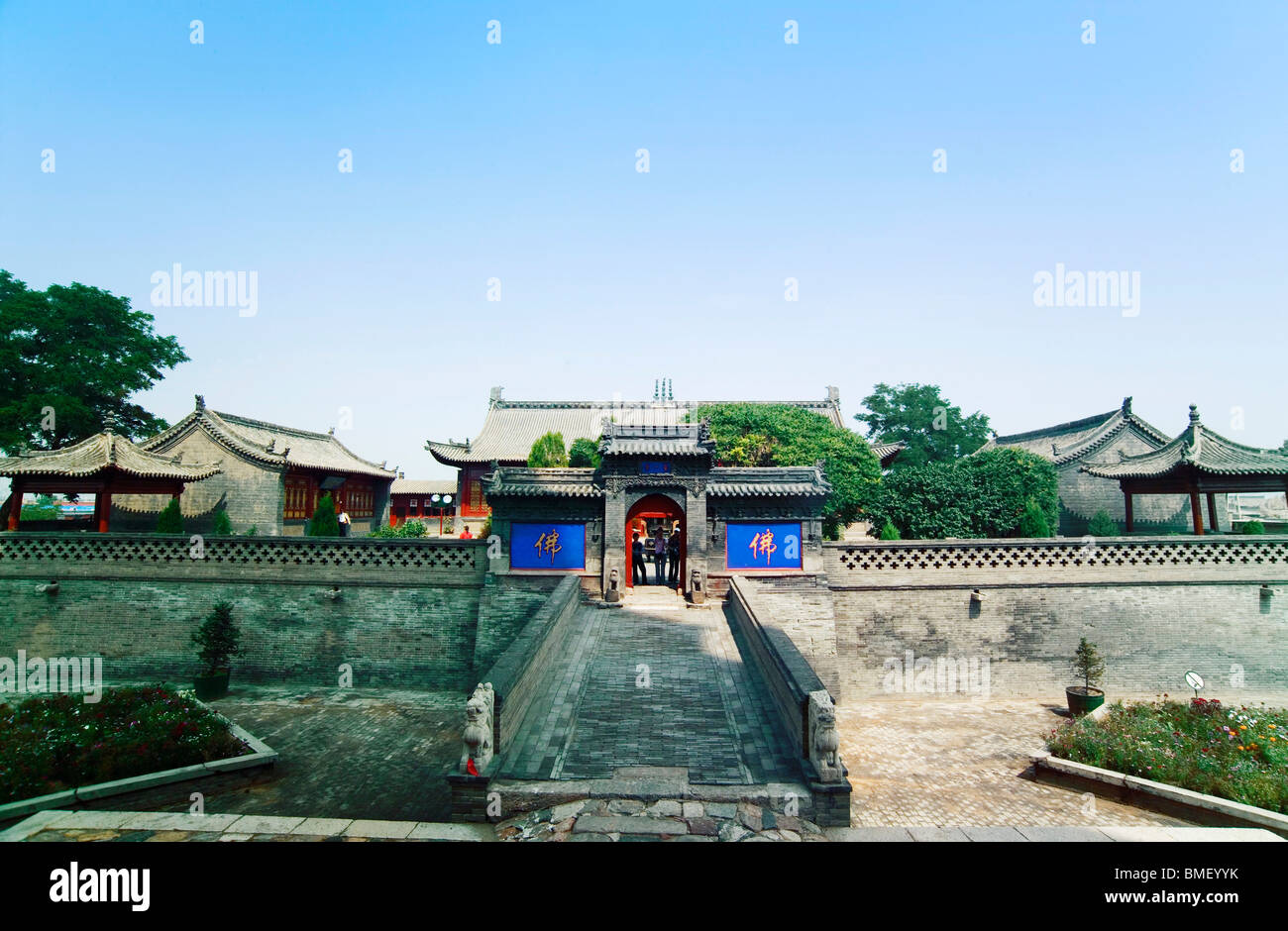 Entrance of Main Hall, Fogong Temple, Ying County, Shuozhou City, Shanxi Province, China Stock Photo