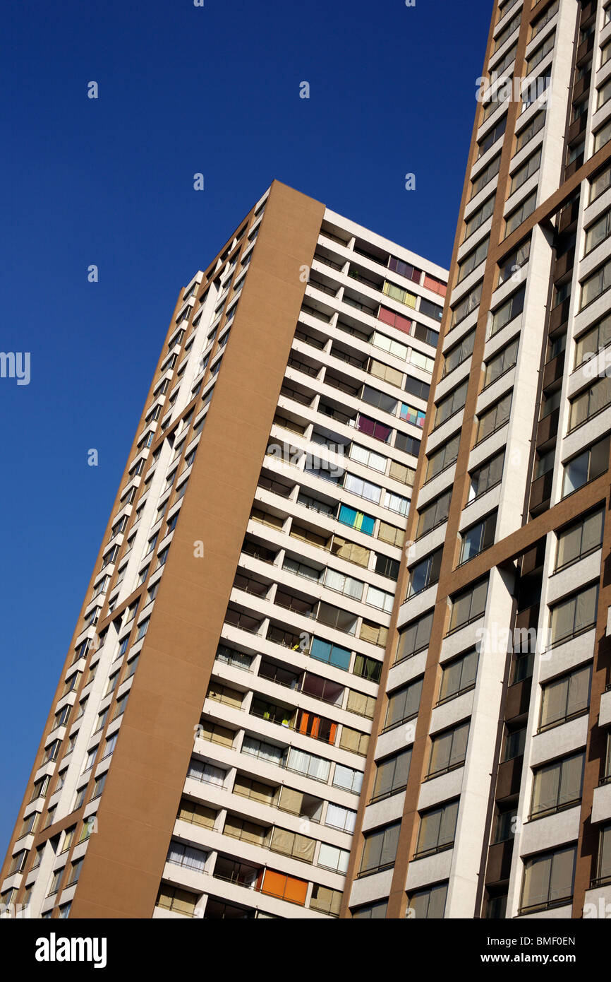 Apartment building in Santiago in Chile Stock Photo Alamy