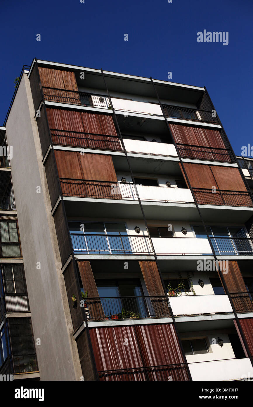 Apartment building in Santiago in Chile Stock Photo Alamy