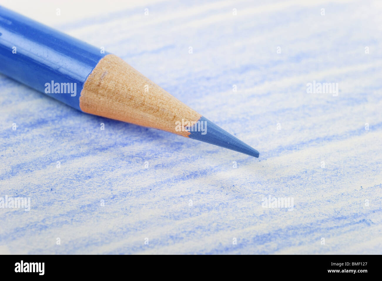 a color pencil close up shot for background Stock Photo