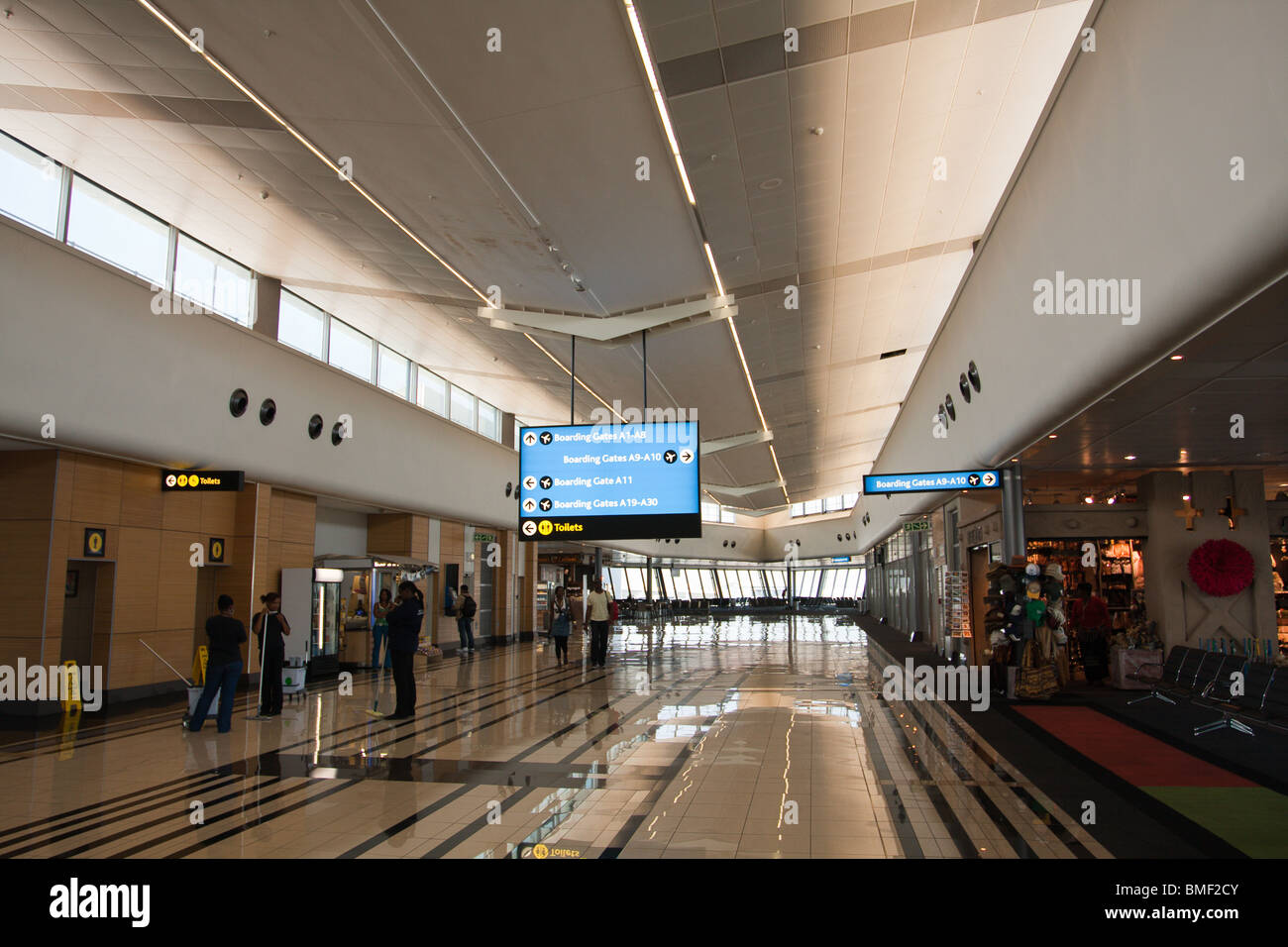 Boarding gate sign, O.R. Tambo International Airport, formerly