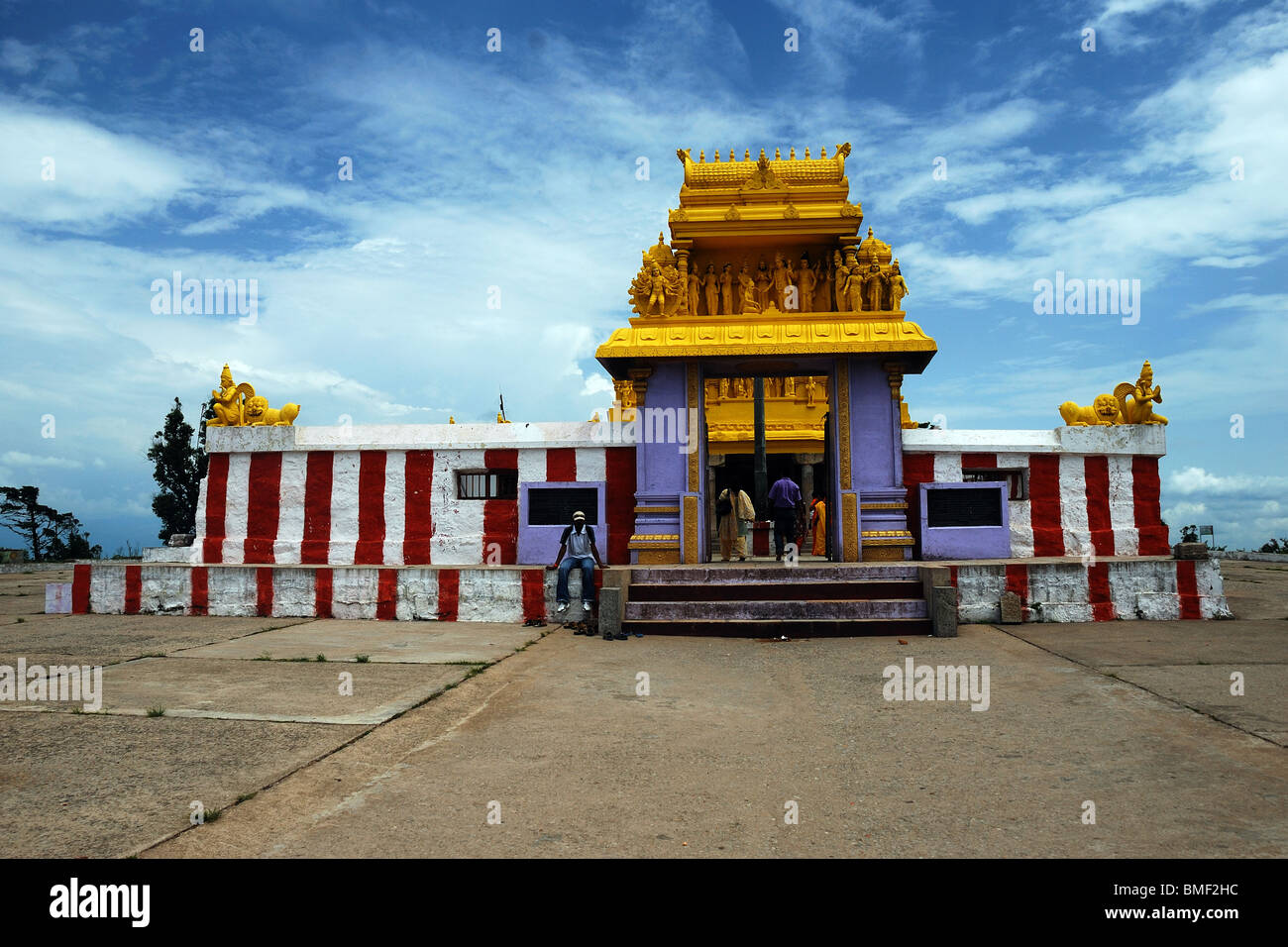 Hindu Temple Tamilnadu Stock Photo