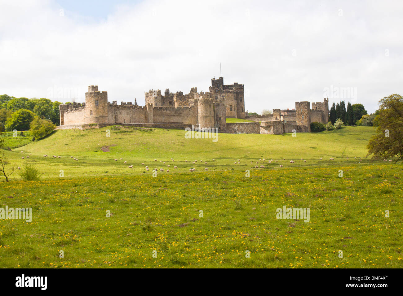 Alnwick castle in Northumberland is the second largest inhabited castle