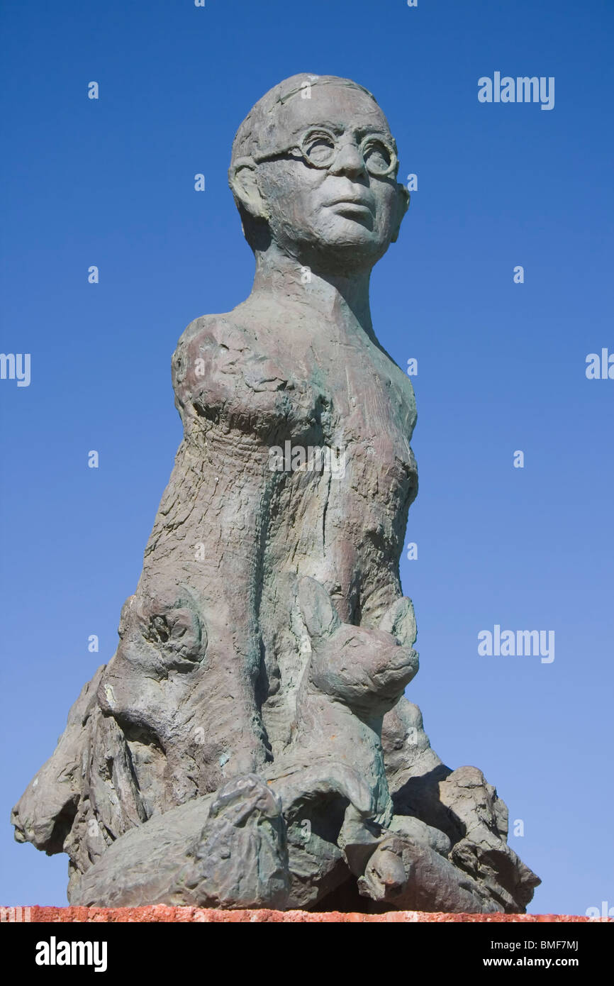Statue of Blas Infante, Pérez de Vargas, 1885 to 1936. Spanish politician, The Father of Andalucia. Stock Photo