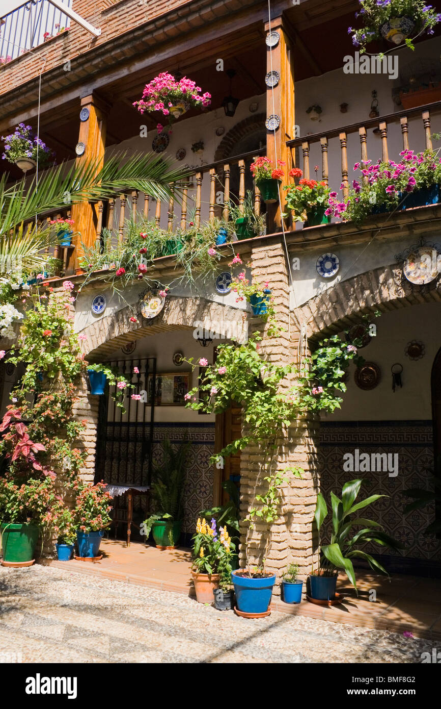 Cordoba, Andalucia, Spain. Annual patio festival Stock Photo