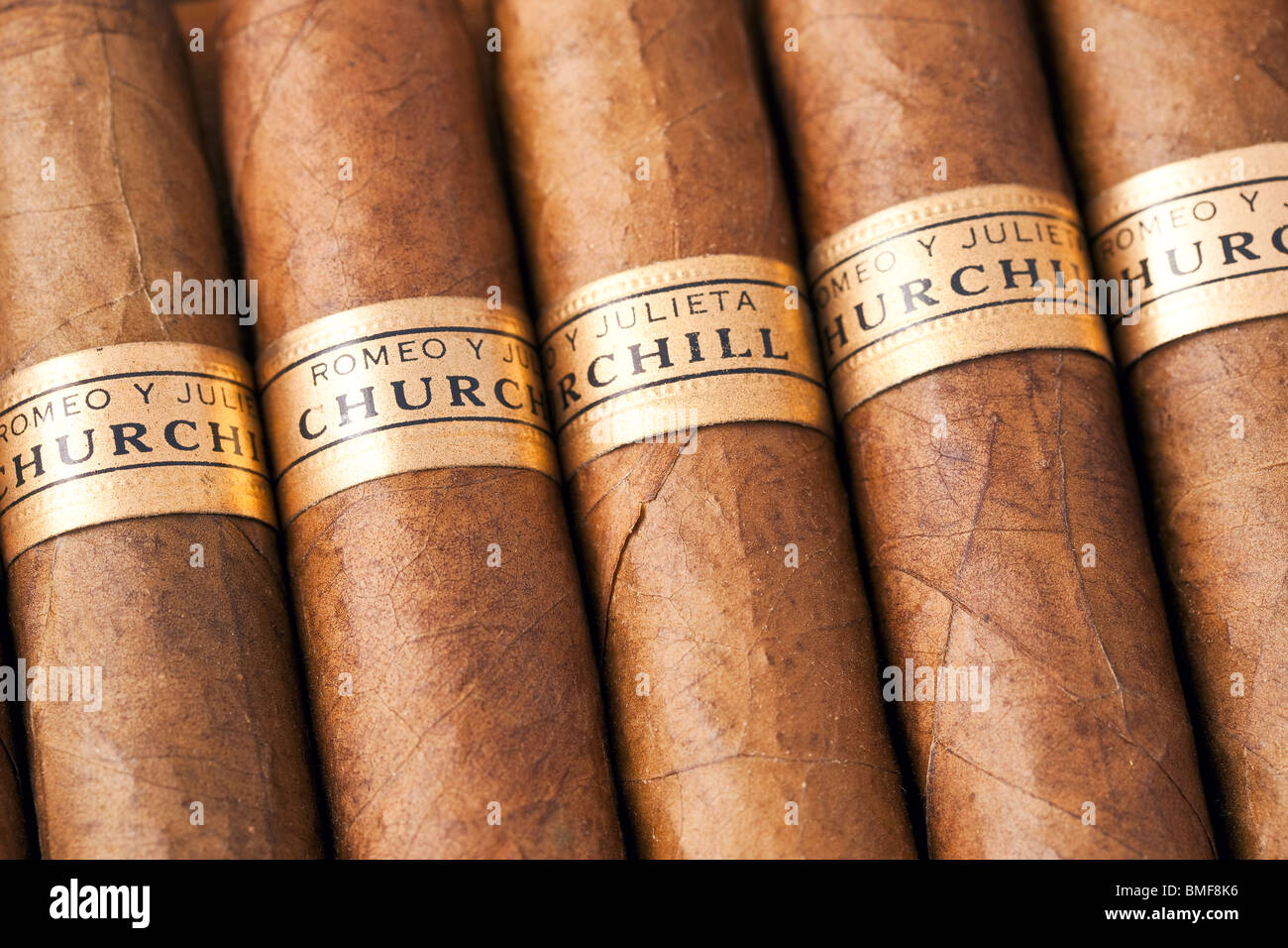 Cuban Cigars Romeo Y Julieta Churchill Size Stock Photo Alamy