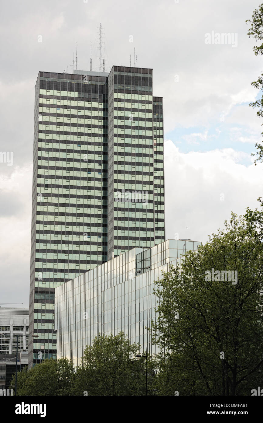 Office blocks on Euston Road, London, England, UK Stock Photo