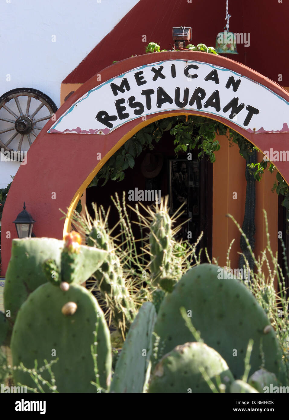 detail photograph from Mexican restaurant Stock Photo