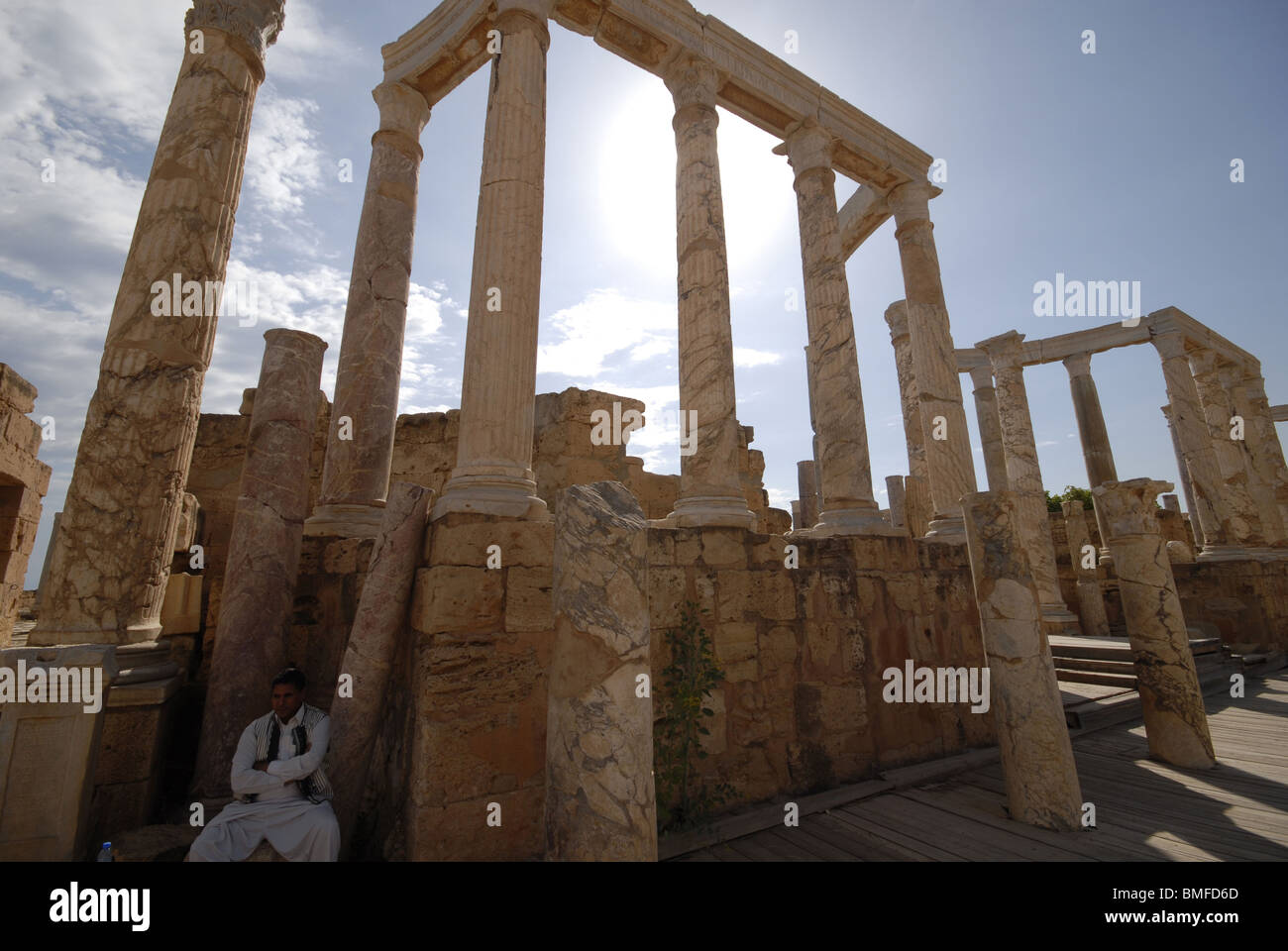 Leptis Magna ruins,Libya, north Africa Stock Photo