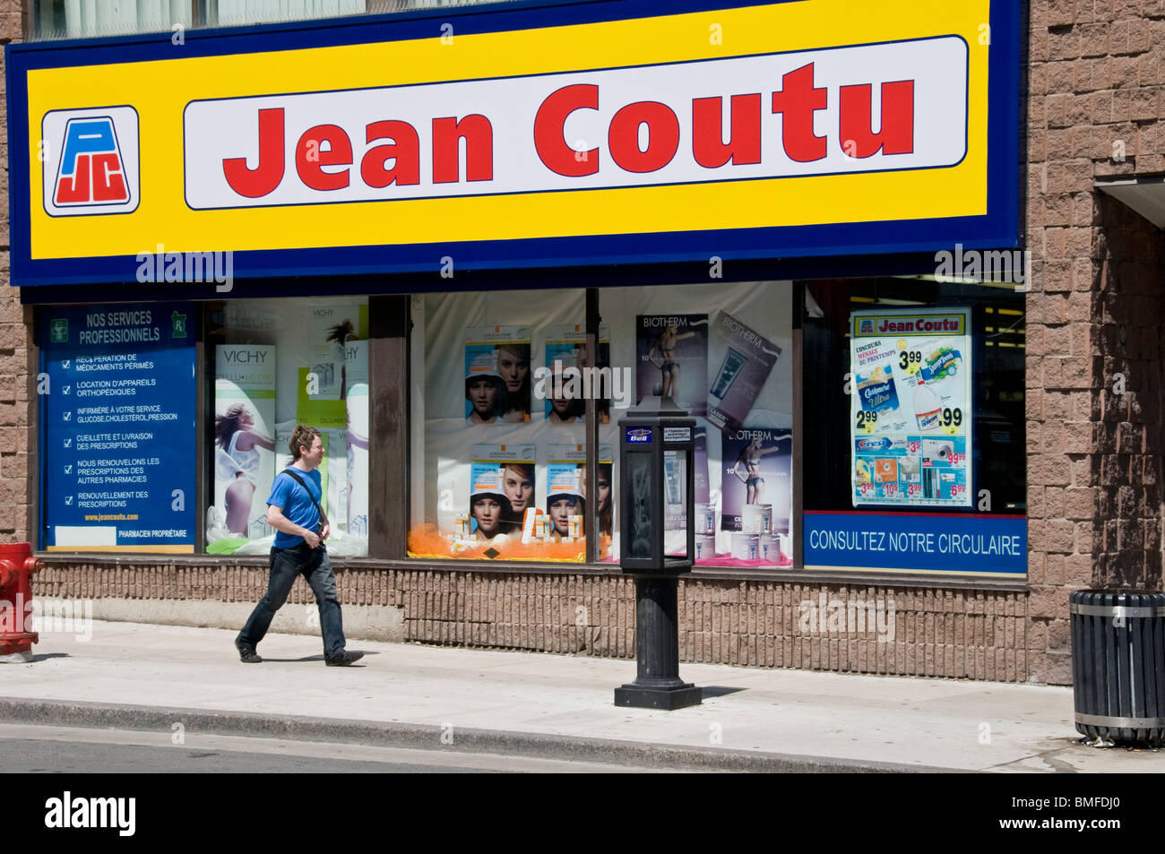 Jean Coutu Pharmacy on boulevard Saint Laurent Stock Photo Alamy