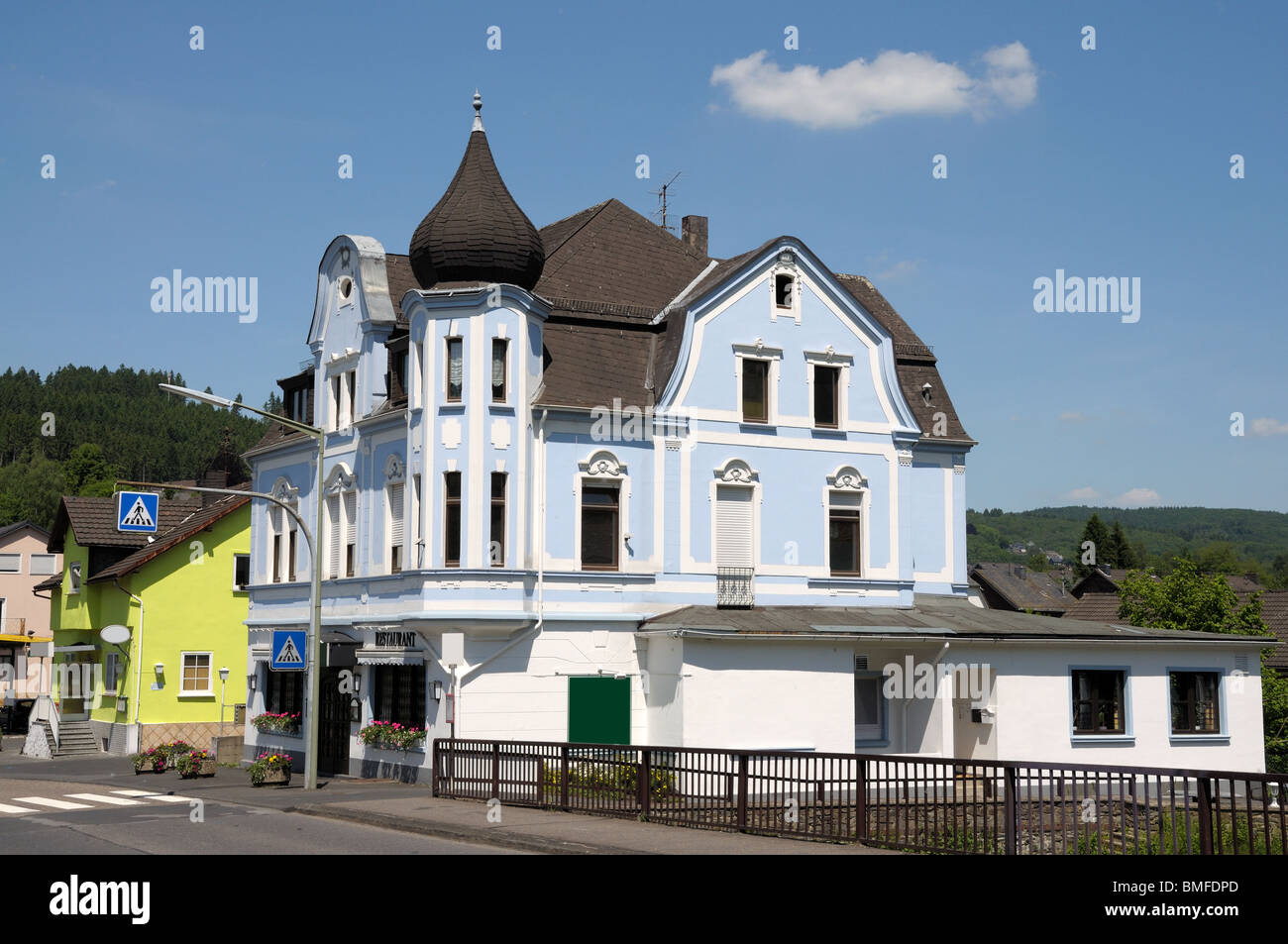 Old house in town Kirchen, North Rhine-Westphalia, Germany Stock Photo