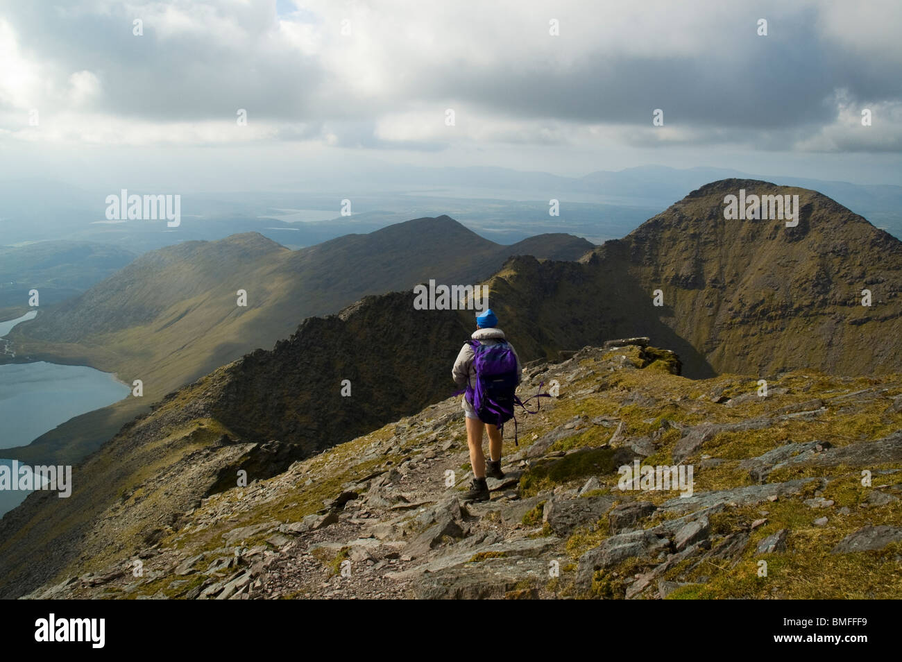 Macgillycuddy’s reeks walker hi-res stock photography and images - Alamy